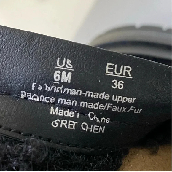 New Circus by Sam Edelman Gretchen Shearling Hiker Boot 6M Black lace up Sherpa - Picture 13 of 13